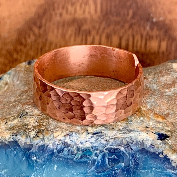 Hammered Copper Ring - Picture 5 of 9